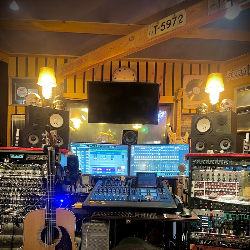 Aspen Ranch Studion tarkkaamon nykyinen työpiste